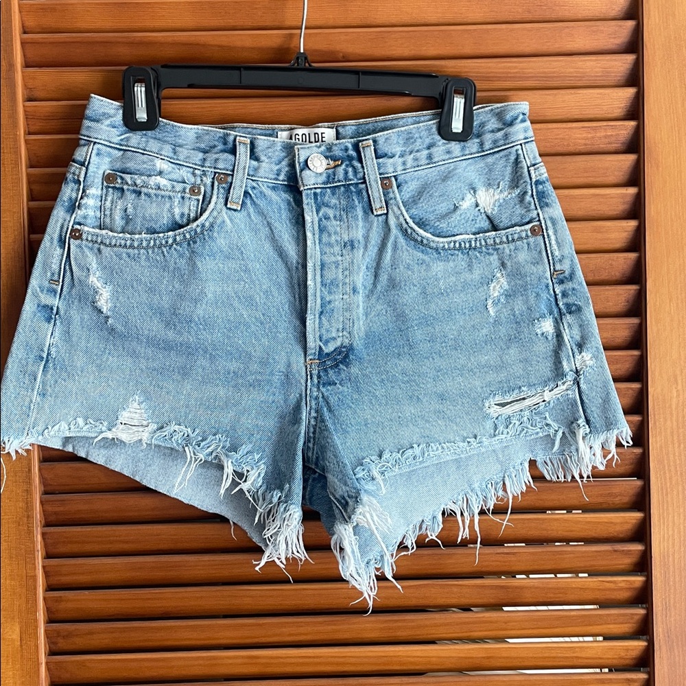 Agolde Parker Denim Shorts